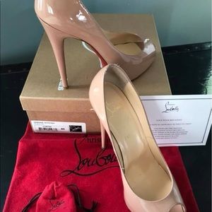 Christian Louboutin Vendome Patent Nude Heel